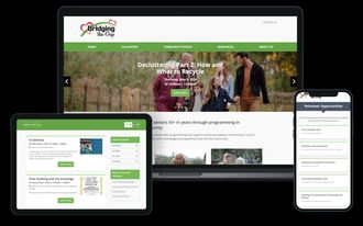 Bridging the Gap website. Shared Craft CMS platform with mobile friendly design.