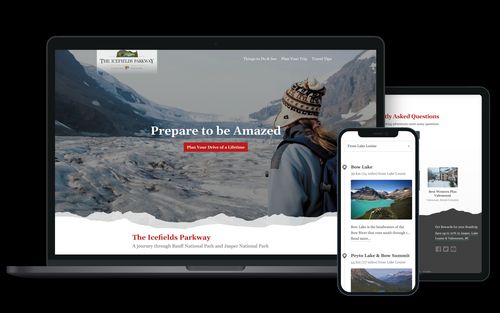 Icefields Parkway website. Organized itineraries and current travel information.