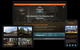 Charming Inns website. Craft CMS migration with faster pages and SEO friendly structure.