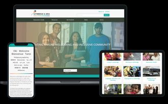LIP website. Multicultural resources with clear news, events, and links to local services.
