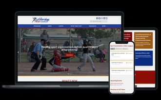 Lethbridge Sport Council website. Clear program listings and improved discovery.